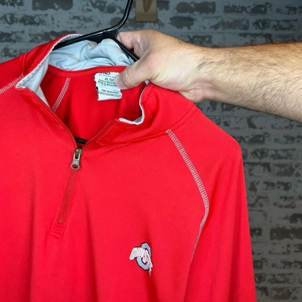 Ohio state buckeyes long sleeve 1/4 zip